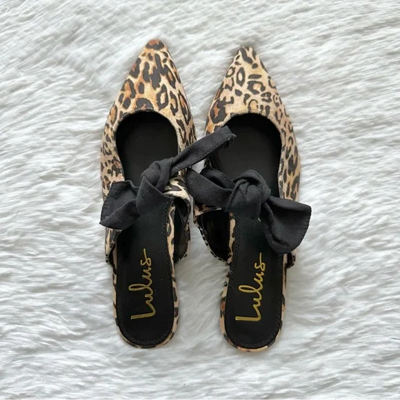 Lulu’s Animal Print Slip On Sandals Womens Size 7 - Picture 4 of 7